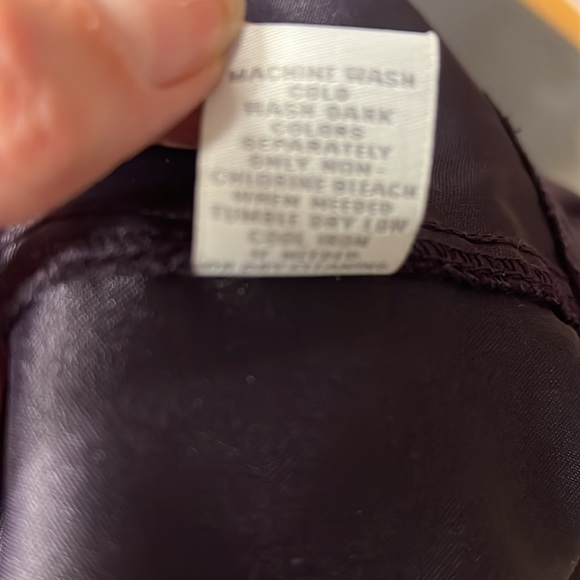 Dress barn brand purple long sleeve shirt jacket with pockets - Picture 7 of 7